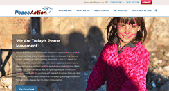 Desktop Screenshot of peaceaction.org