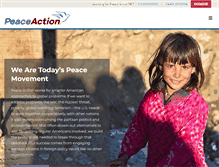 Tablet Screenshot of peaceaction.org